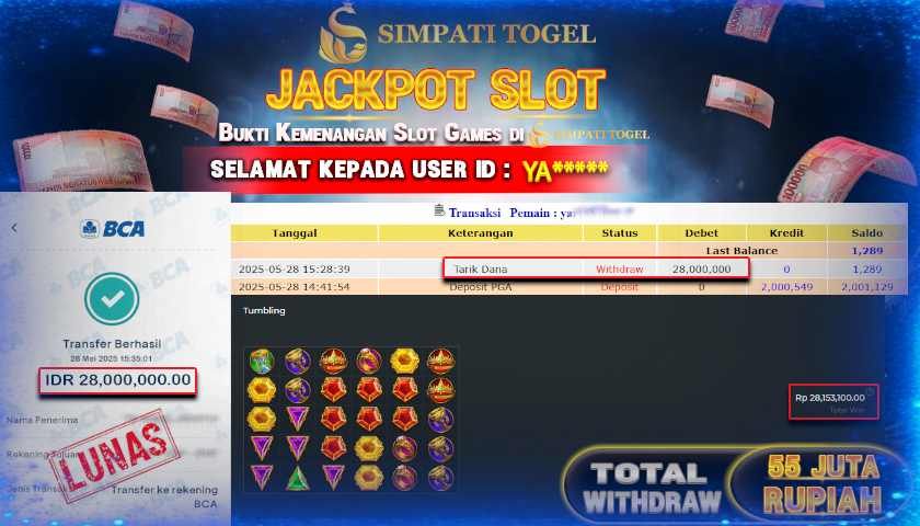 SIMPATITOGEL id :YA*** MENANG BESAR DI GATES OF OLYMPUS DENGAN TOTAL WITHDRAW Rp.28.000.000 ,- LUNAS